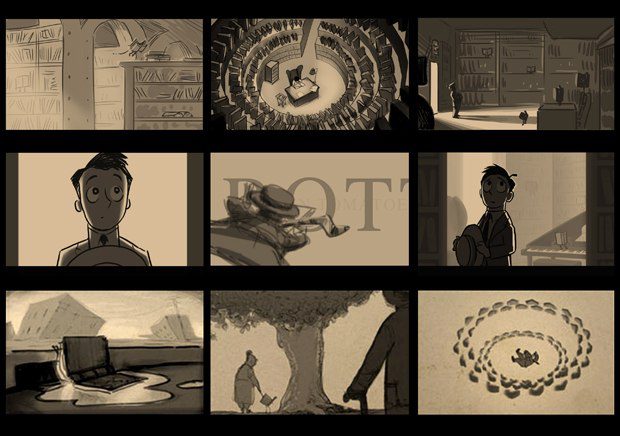 Phim hoạt hình ngắn The Fantastic Flying Books of Mr Morris Lessmore 1