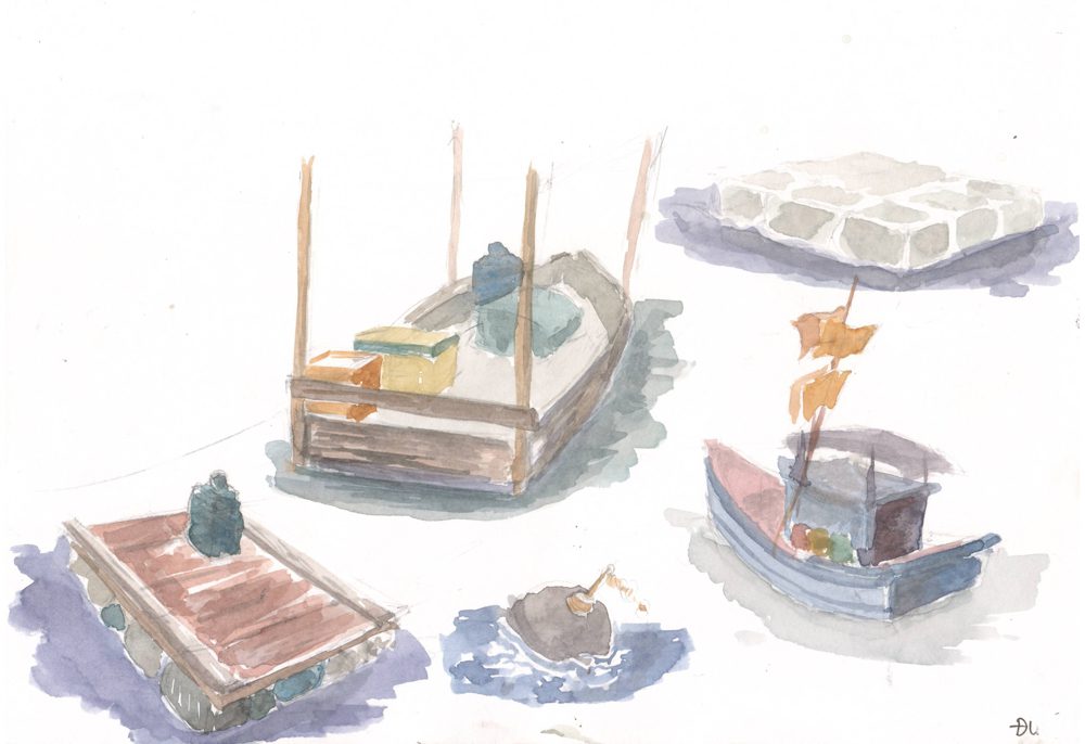 Tranh vẽ Màu nước - Phan Hồng Đức 13