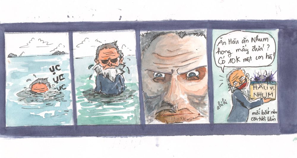 Tranh vẽ Màu nước - Phan Hồng Đức 2