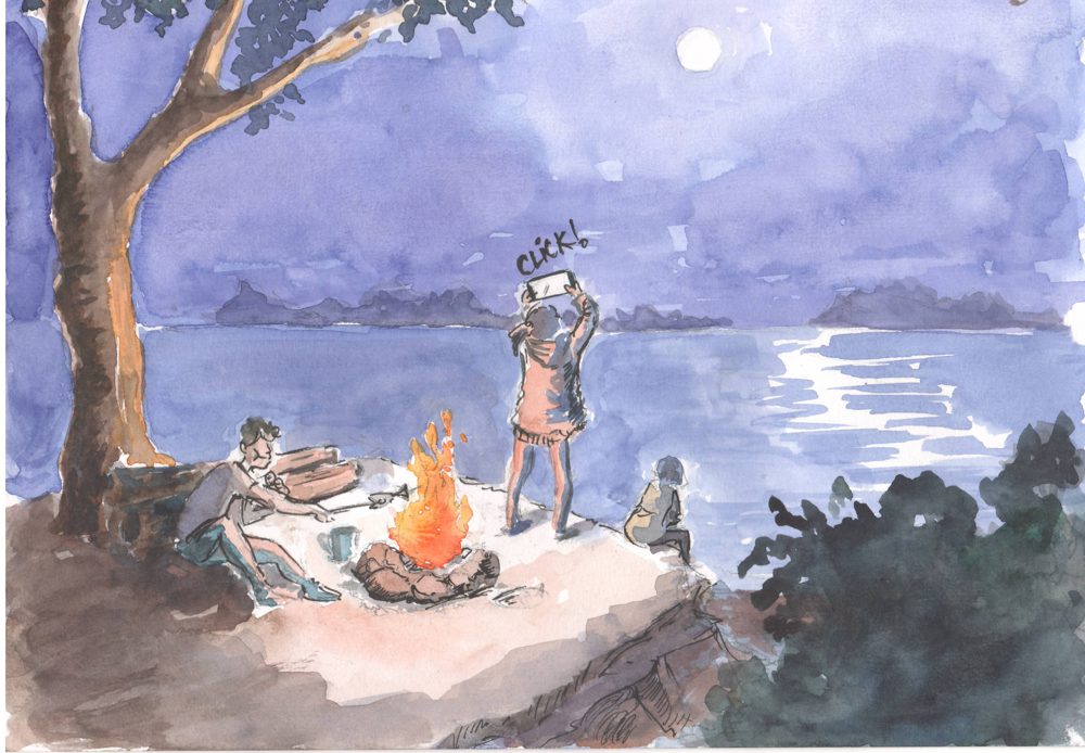 Tranh vẽ Màu nước - Phan Hồng Đức 4