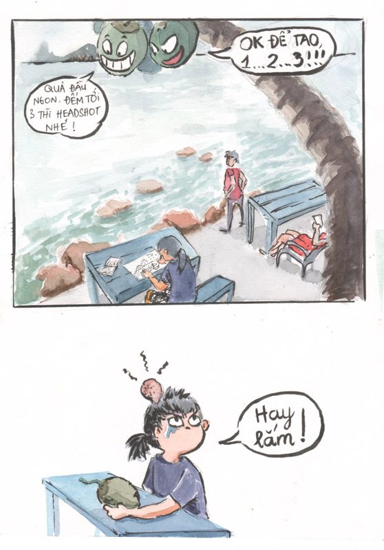 Tranh vẽ Màu nước - Phan Hồng Đức 