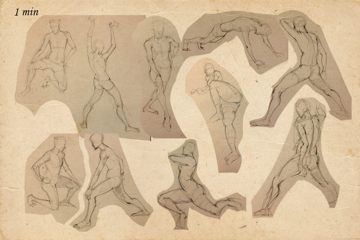 Bài thi Gesture Drawing