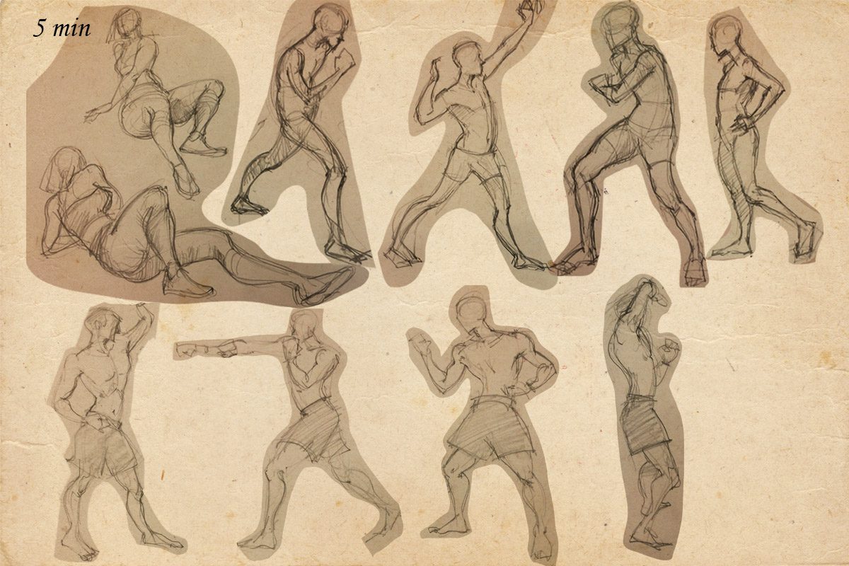 Bài thi Gesture Drawing