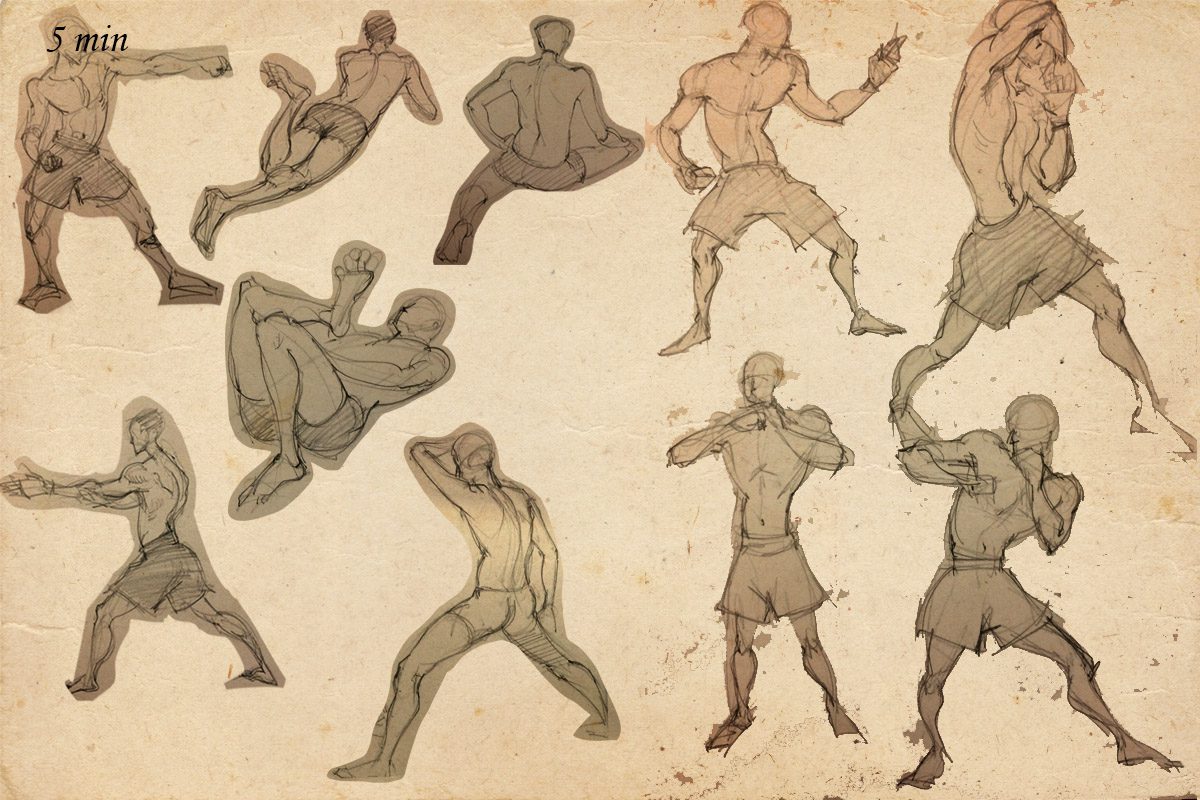 Bài thi Gesture Drawing