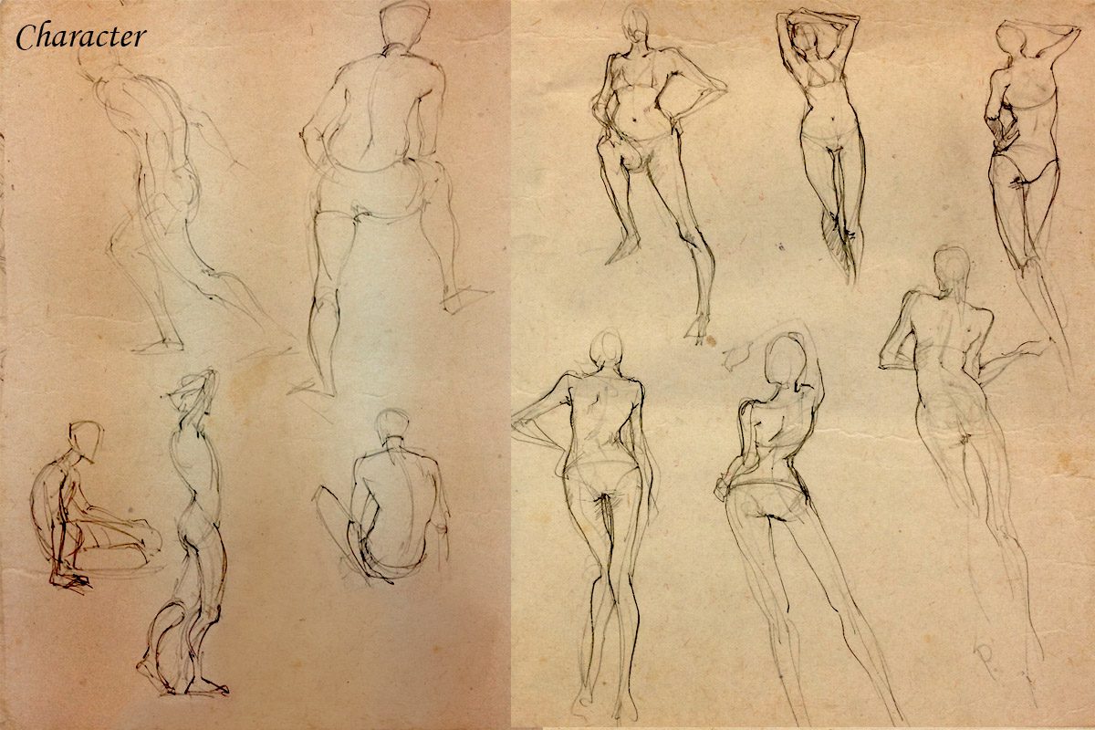 Bài thi Gesture Drawing