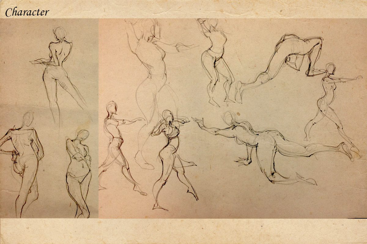 Bài thi Gesture Drawing