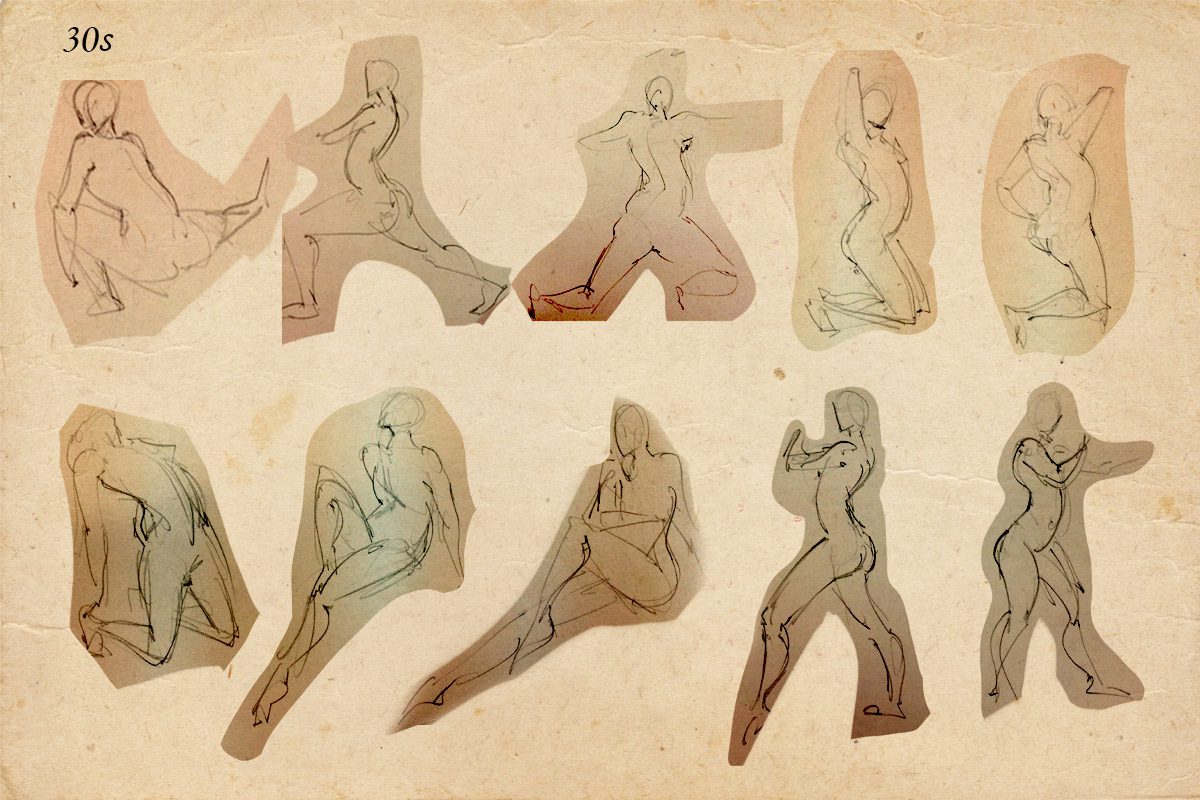 Bài thi Gesture Drawing