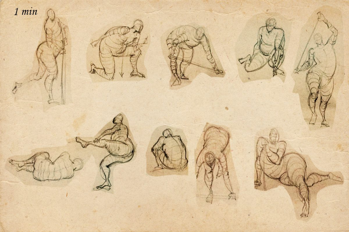 Bài thi Gesture Drawing