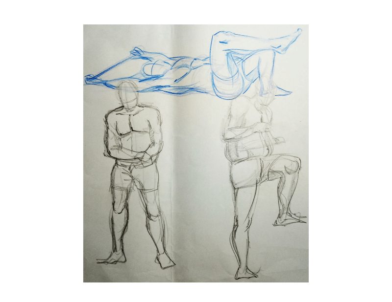 Bài tập Gesture Drawing Nguyễn Khương Thảo 14