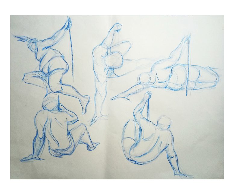Bài tập Gesture Drawing Nguyễn Khương Thảo 15