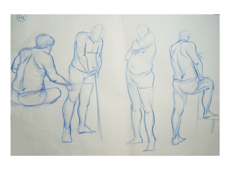 Bài tập Gesture Drawing Nguyễn Khương Thảo 18