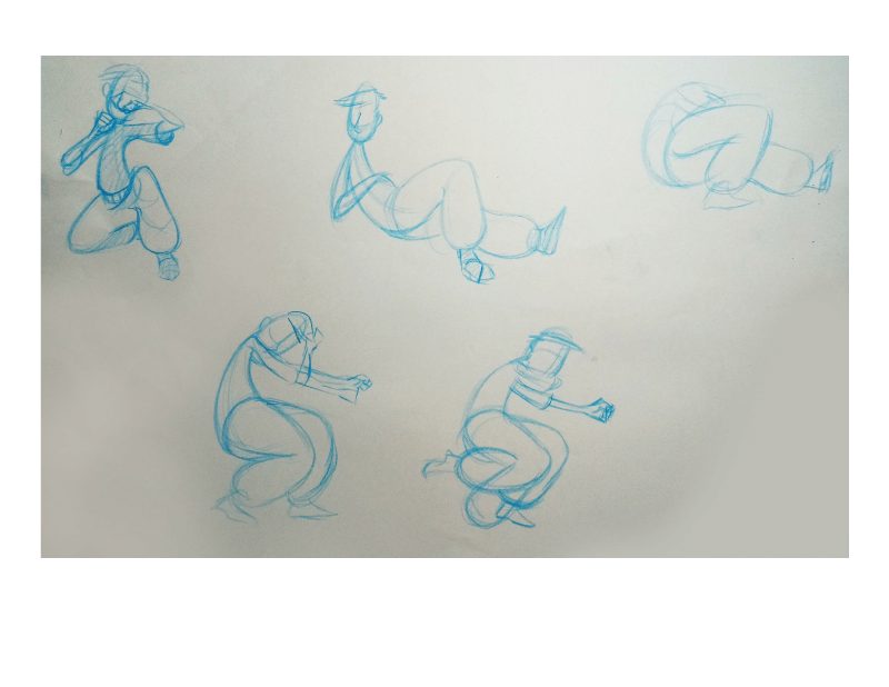 Bài tập Gesture Drawing Nguyễn Khương Thảo 22