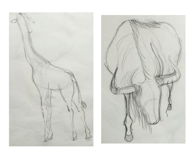 Bài tập Gesture Drawing Nguyễn Khương Thảo 26