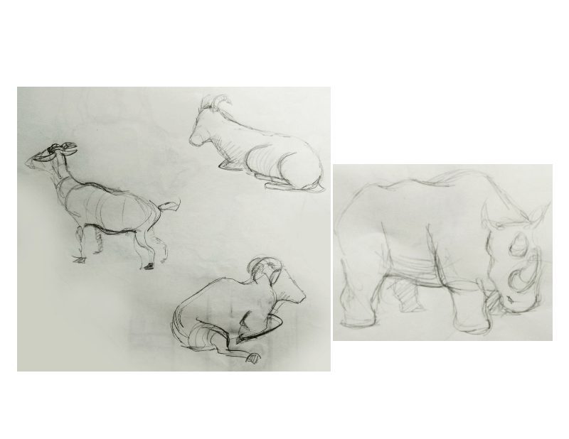 Bài tập Gesture Drawing Nguyễn Khương Thảo 27