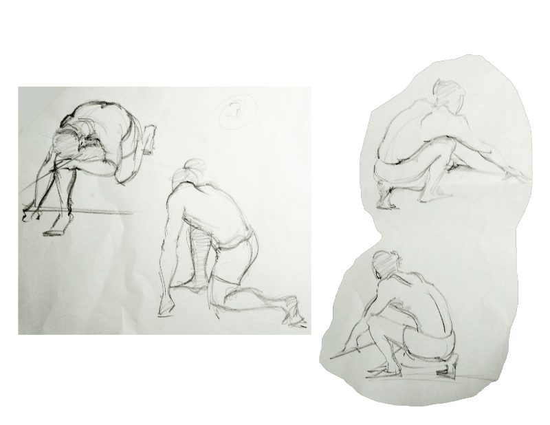 Bài tập Gesture Drawing Nguyễn Khương Thảo 8
