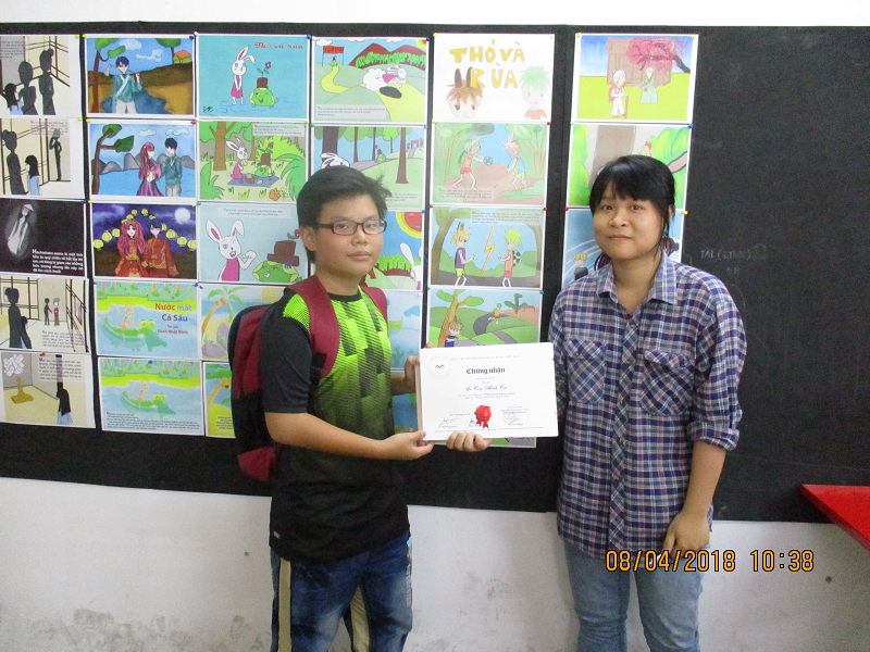 bế giảng lớp digital painting thiếu niên khóa 02