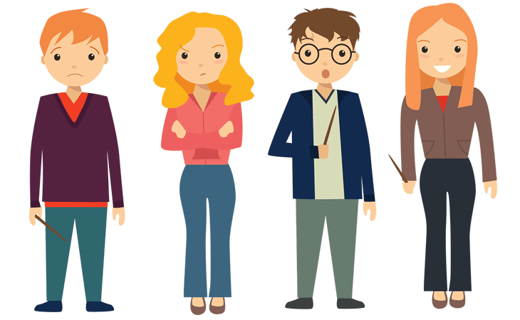 digital painting phong cách vector phóng đại kích thước đầu