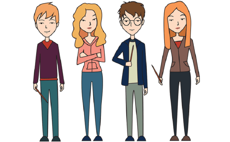 digital painting  vector mắt tối giản