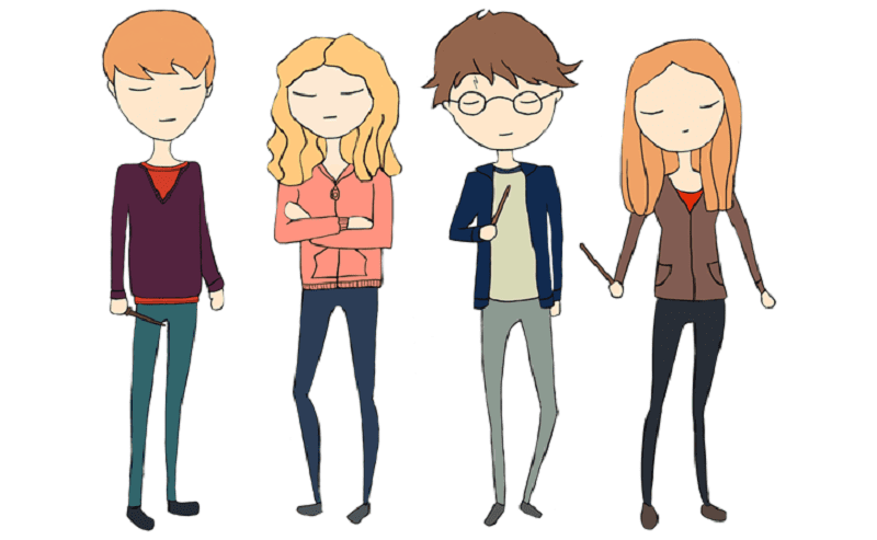 digital painting verctor phong cách thư giản