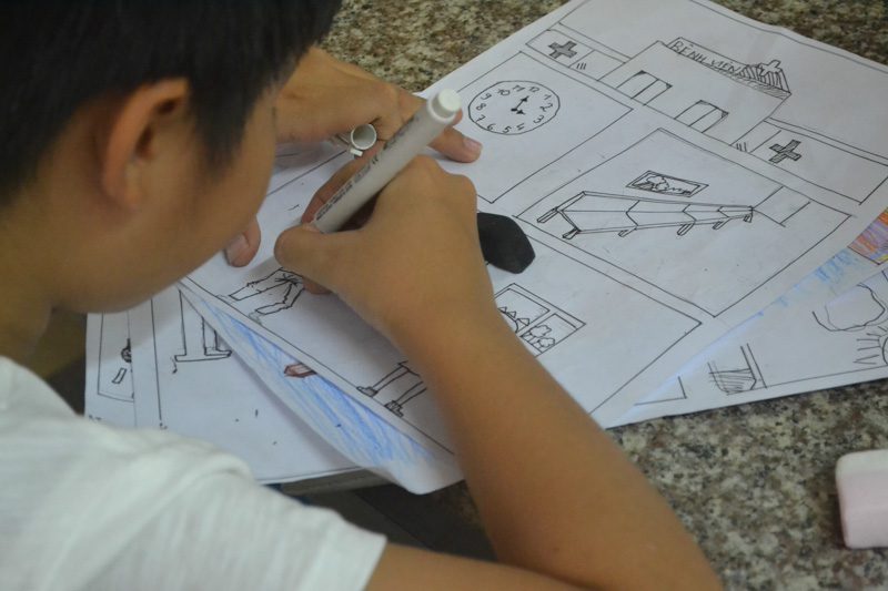 Ve truyen tranh thieu nhi