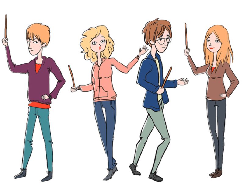 đồ họa raster phong cách cổ nhỏ