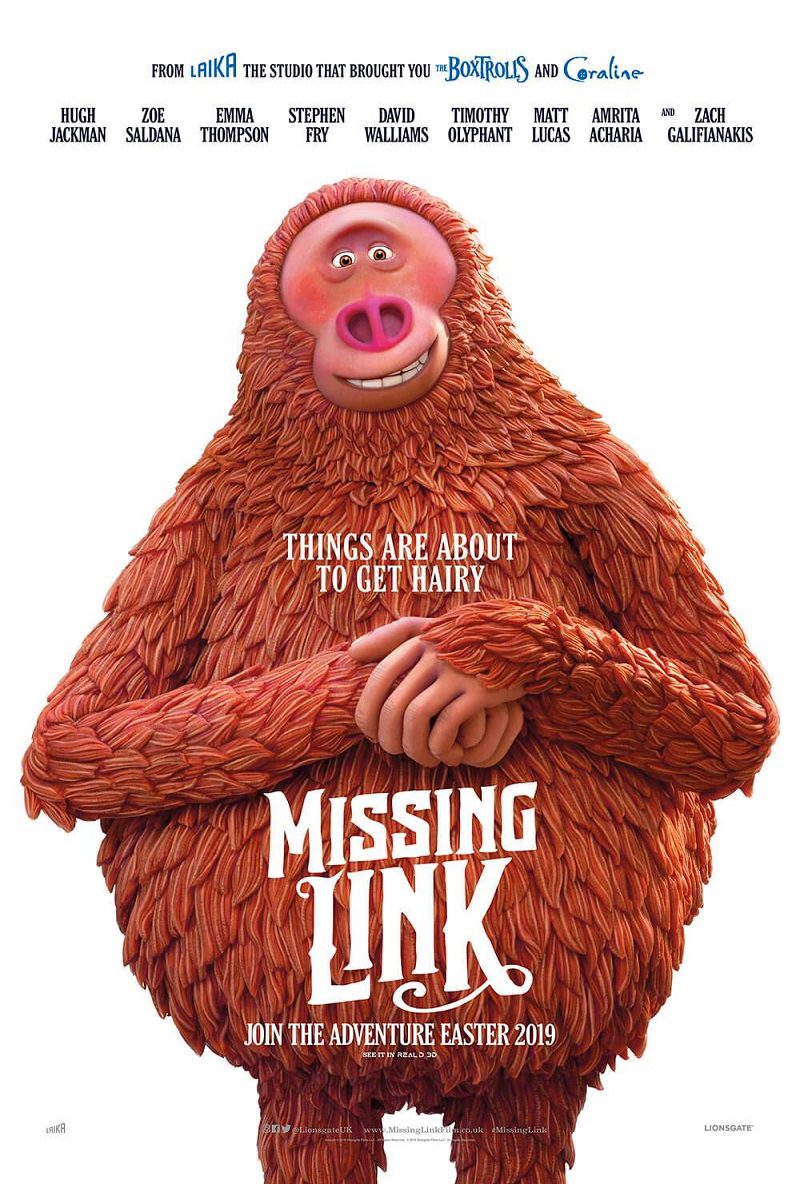 phim hoạt hình missing link 2019