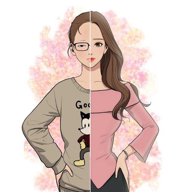 Webtoon "True beauty"