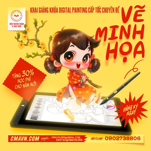 digital painting cấp tốc