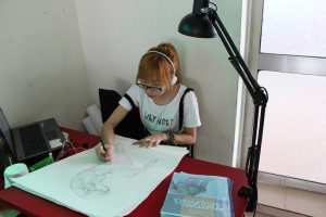 học vẽ truyện tranh 01