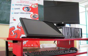 phòng máy Viện Truyện tranh và Hoạt hình 2