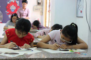 lớp học vẽ cho bé 1