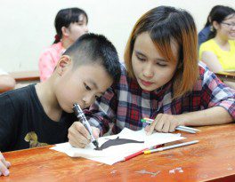 lớp vẽ cho trẻ em