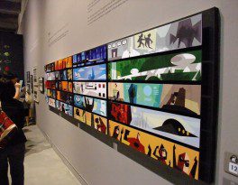 bản màu của storyboard phim hoạt hình pixar
