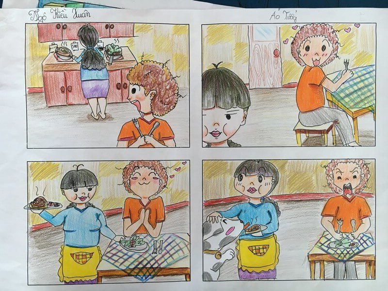 lớp học vẽ truyện tranh Ngô Kiều Xuân