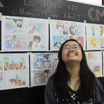triển lãm cuối khóa lớp học vẽ truyện tranh cho bé