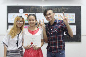 triển lãm cuối khóa lớp học vẽ truyện tranh cho bé ở TPHCM