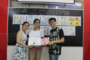 triển lãm cuối khóa lớp học vẽ truyện tranh cho bé ở TPHCM 7
