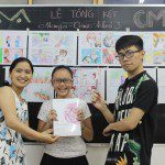 triển lãm cuối khóa lớp học vẽ truyện tranh cho bé ở TPHCM 8
