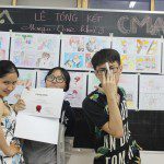 triển lãm cuối khóa lớp học vẽ truyện tranh cho bé ở TPHCM 9