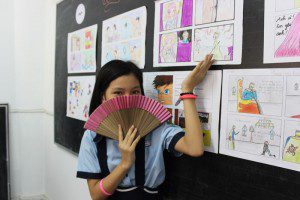 học vẽ truyện tranh thiếu nhi Hà Phương