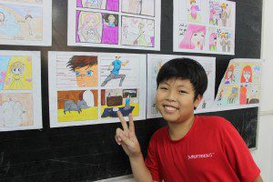 học vẽ truyện tranh thiếu nhi Hoàng Khôi