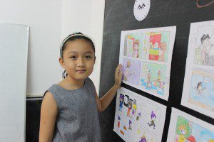 học vẽ truyện tranh thiếu nhi Mai Phương