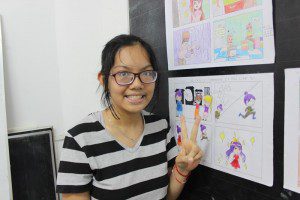 học vẽ truyện tranh thiếu nhi Thủy Anh