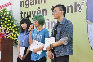 học viên Viện Truyện tranh và Hoạt hình nhận học bổng 1