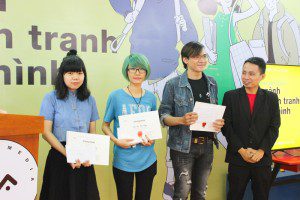 học viên Viện Truyện tranh và Hoạt hình nhận học bổng
