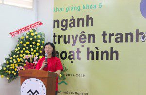 lễ khai giảng Viện Truyện tranh và Hoạt hình 3
