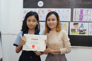 lớp học vẽ manga comics thiếu nhi Hà Phương