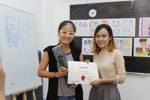 lớp học vẽ manga comics thiếu nhi Khánh Bảo