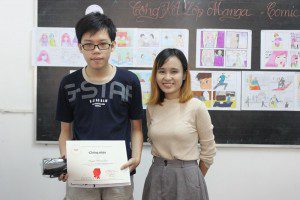 lớp học vẽ manga comics thiếu nhi Khương Lĩnh