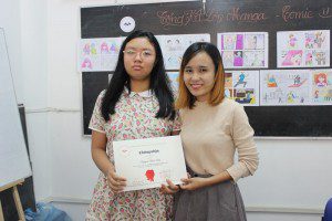 lớp học vẽ manga comics thiếu nhi Minh Anh